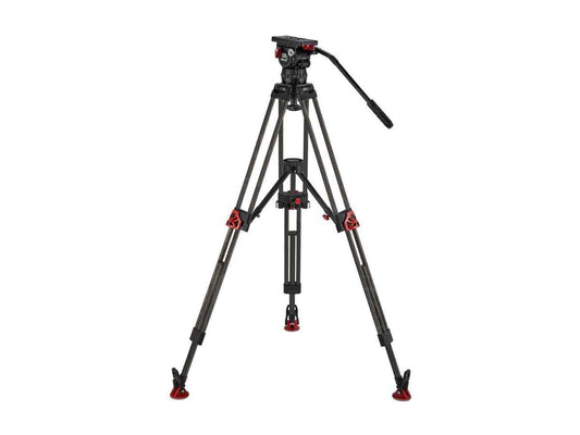 Camgear Carbon Fibre Tripod System with Elite 12 Fluid Head and Mid-Level Spreader