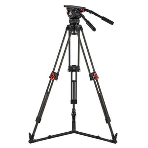 CamGear Carbon Fibre Tripod System with Elite 18 Fluid Head and Ground-Level Spreader