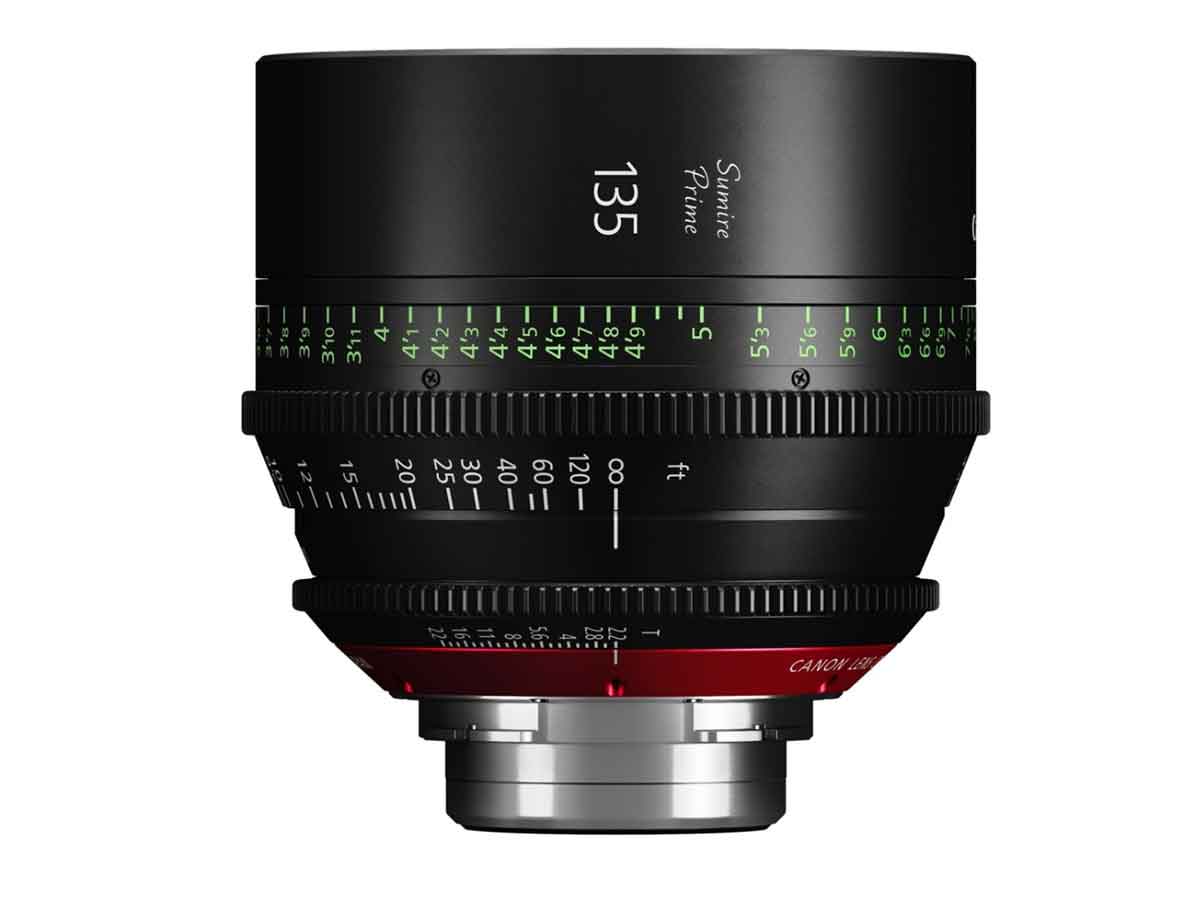 Canon CN-E135mm T2.2 FP X Sumire Cinema PL Mount Prime Lens