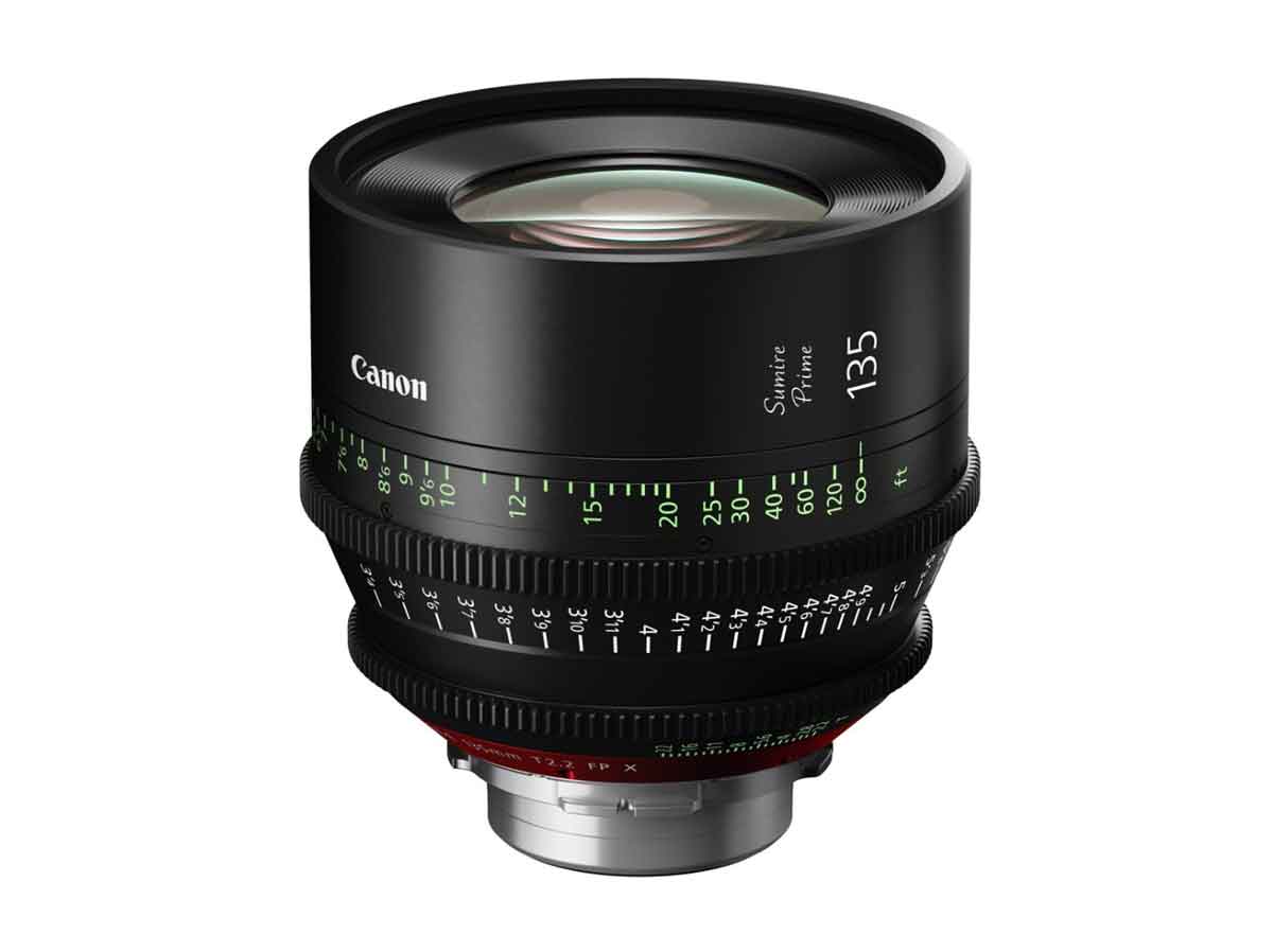Canon CN-E135mm T2.2 FP X Sumire Cinema PL Mount Prime Lens