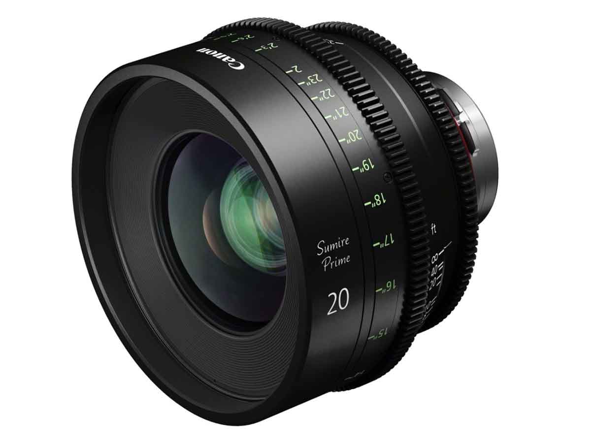 Canon CN-E20mm T1.5 FP X Sumire Cinema PL Mount Prime Lens