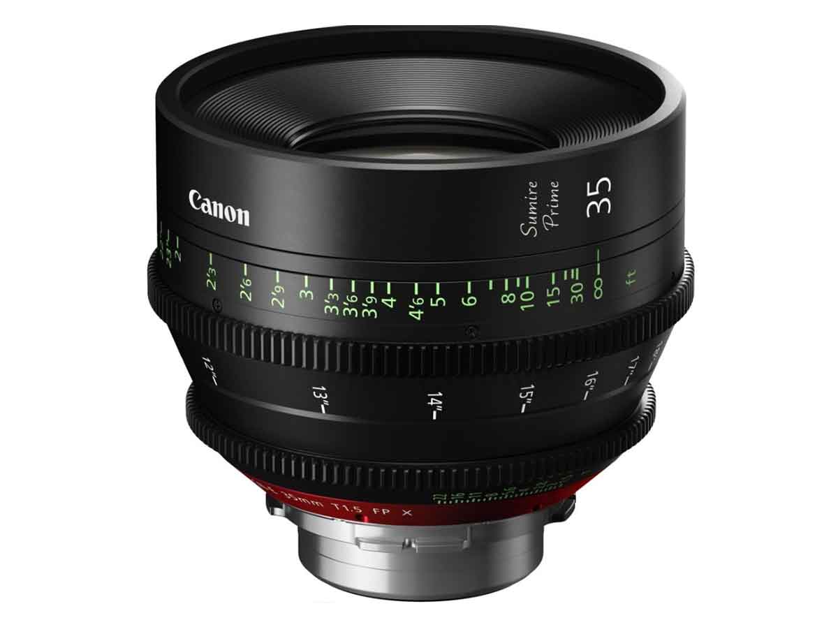 Canon CN-E35mm T1.5 FP X Sumire Cinema PL Mount Prime Lens