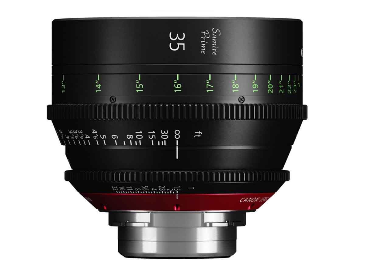 Canon CN-E35mm T1.5 FP X Sumire Cinema PL Mount Prime Lens