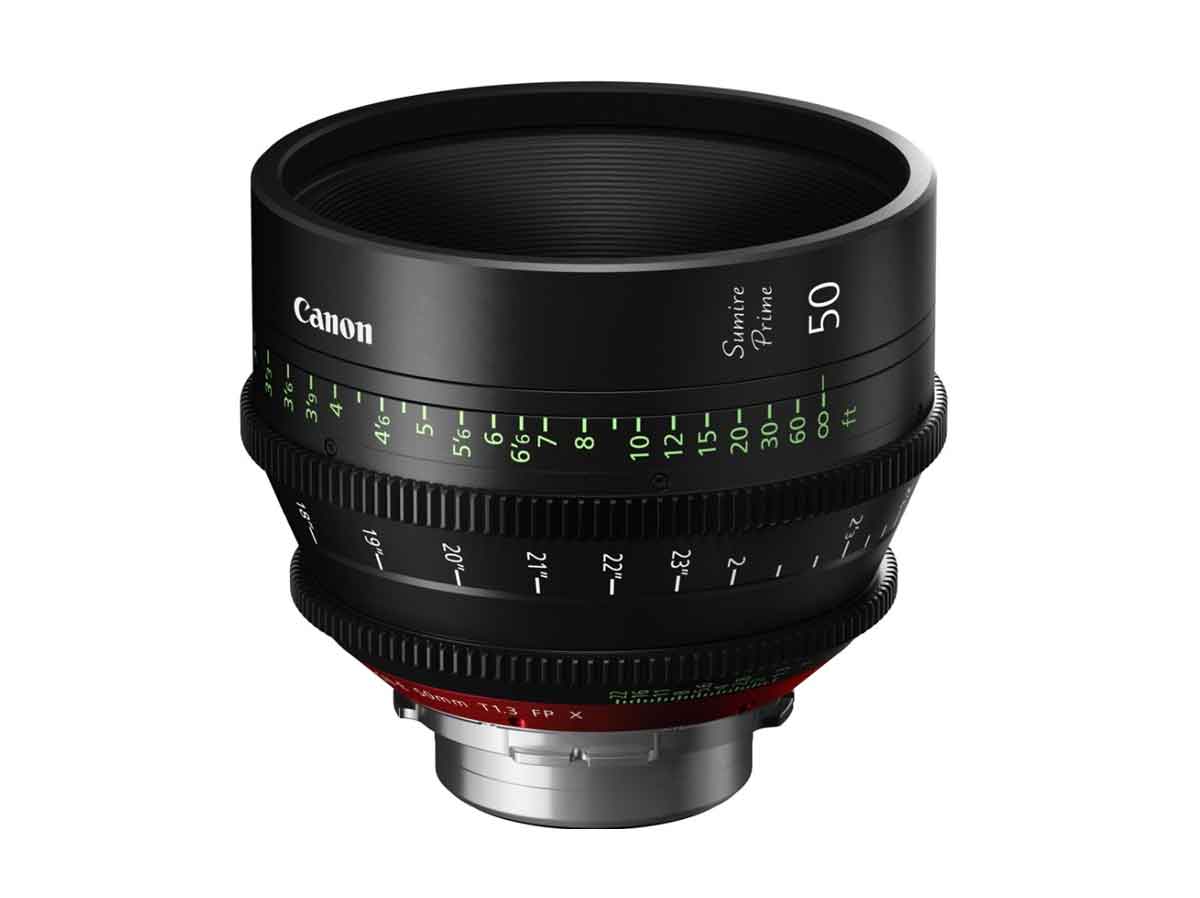 Canon CN-E50mm T1.3 FP X Sumire Cinema PL Mount Prime Lens