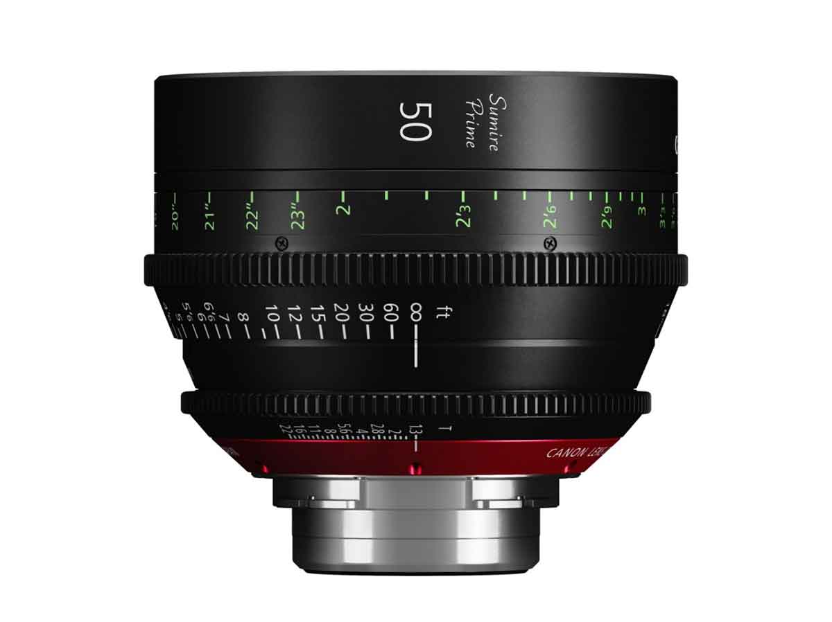 Canon CN-E50mm T1.3 FP X Sumire Cinema PL Mount Prime Lens