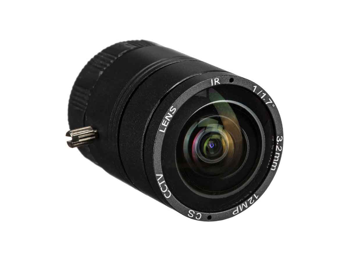 Marshall Electronics CS-3.2-12MP CS-Mount 3.2mm Fixed Lens