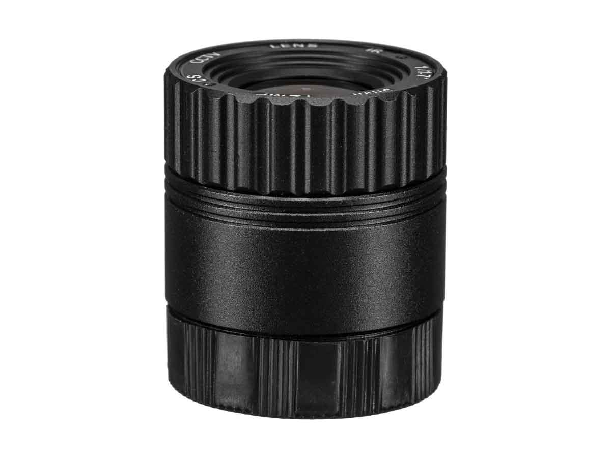 Marshall Electronics Compatible with 12MP Cameras CS Mount 5mm Focal Length Compatible with 1/1.7" Sensors 87° Horizontal Field of View IR Corrected Fixed Iris Operation