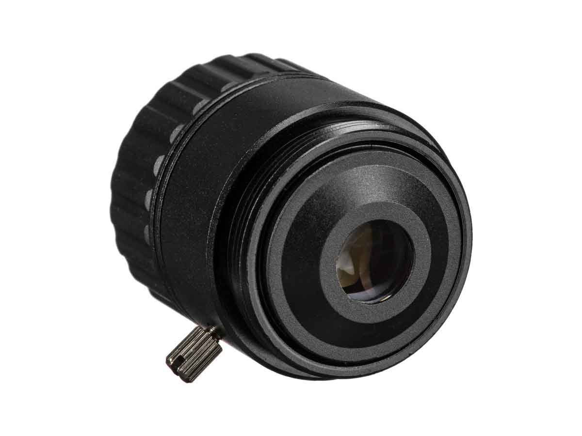 Marshall Electronics Compatible with 12MP Cameras CS Mount 5mm Focal Length Compatible with 1/1.7" Sensors 87° Horizontal Field of View IR Corrected Fixed Iris Operation