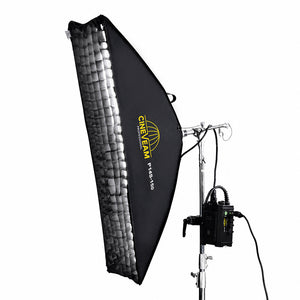 CINEVEAM PROFESSIONAL 1’ X 4’ SQ (31 cm x 122 cm) RGBWW, DMX, CRMX, App - with case