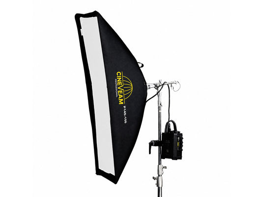 CINEVEAM PROFESSIONAL 1’ X 4’ SQ (31 cm x 122 cm) RGBWW, DMX, CRMX, App - with case