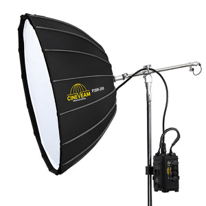 CINEVEAM PROFESSIONAL 3' (92 cm) ROUND RGBWW, DMX, CRMX, App App- with case