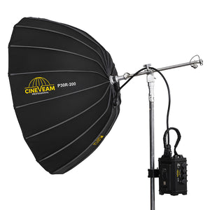 CINEVEAM PROFESSIONAL 3' (92 cm) ROUND RGBWW, DMX, CRMX, App App- with case