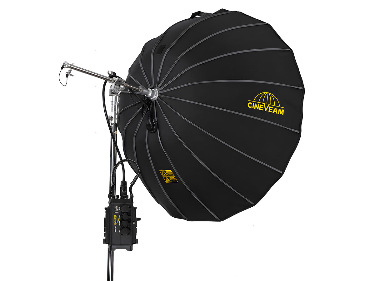 CINEVEAM PROFESSIONAL 3' (92 cm) ROUND RGBWW, DMX, CRMX, App App- with case