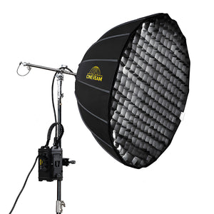 CINEVEAM PROFESSIONAL 3' (92 cm) ROUND RGBWW, DMX, CRMX, App App- with case
