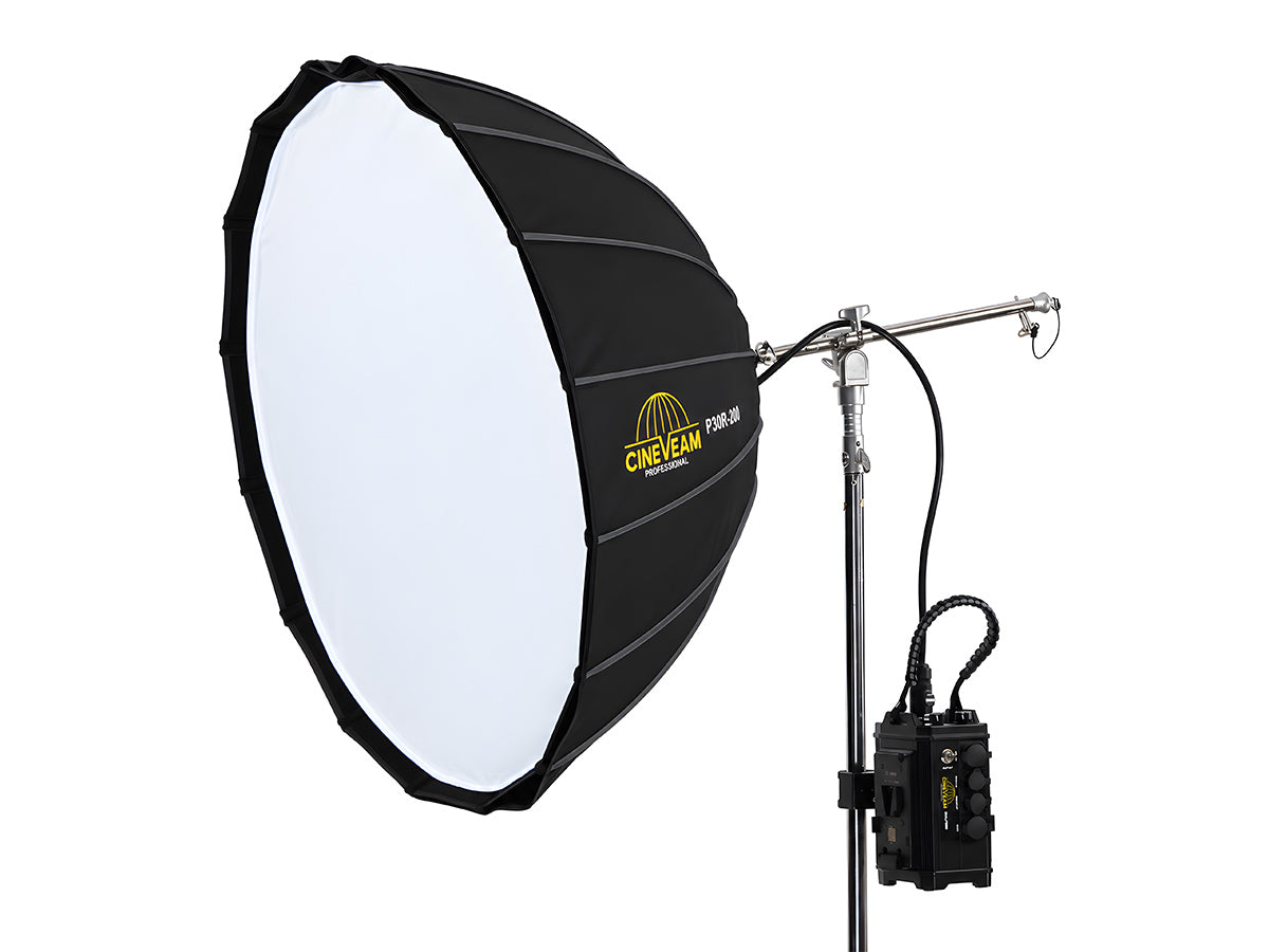 CINEVEAM PROFESSIONAL 3' (92 cm) ROUND RGBWW, DMX, CRMX, App App- with case