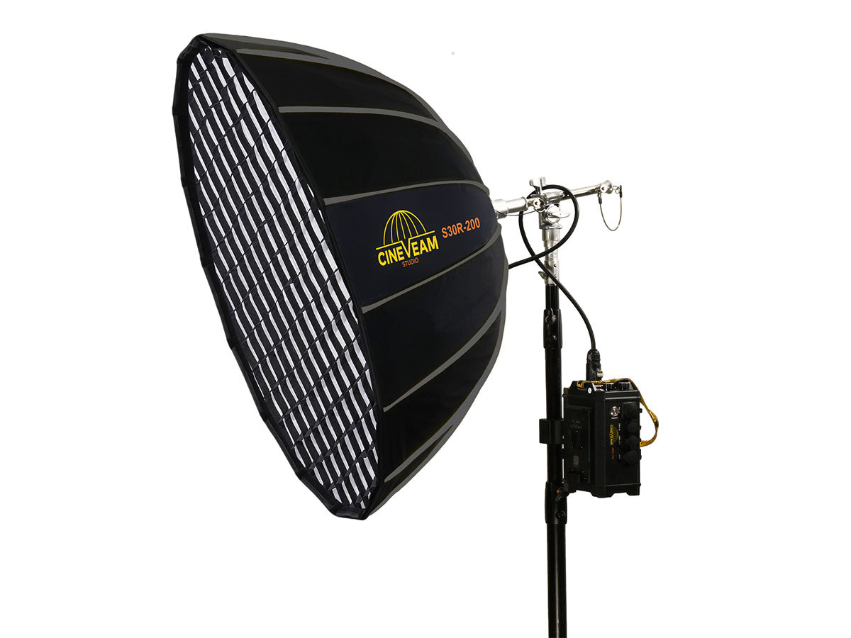 CINEVEAM STUDIO 3' (92 cm) ROUND BI, DMX, CRMX, App App- with case