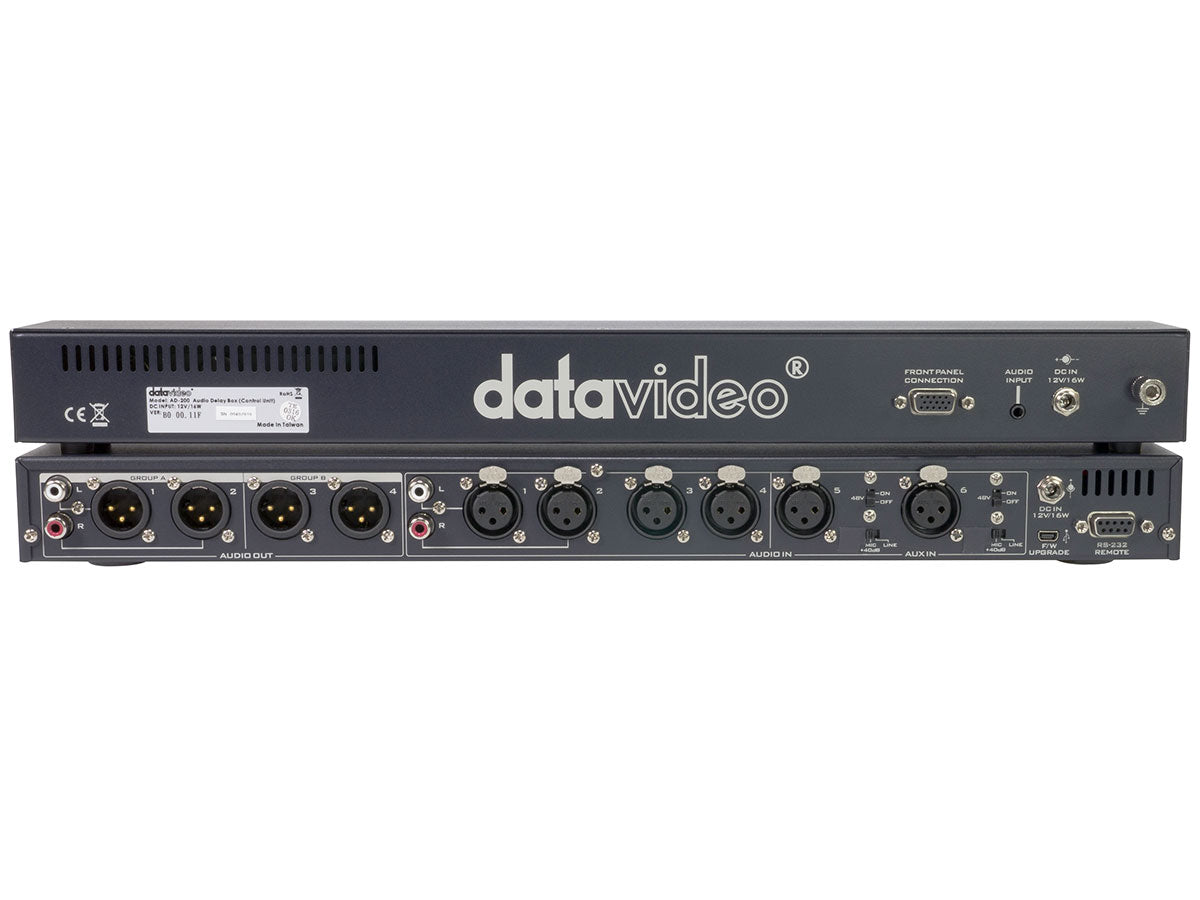 Datavideo AD-200 6-Channel Audio Delay/Mixer with Level Adjustment