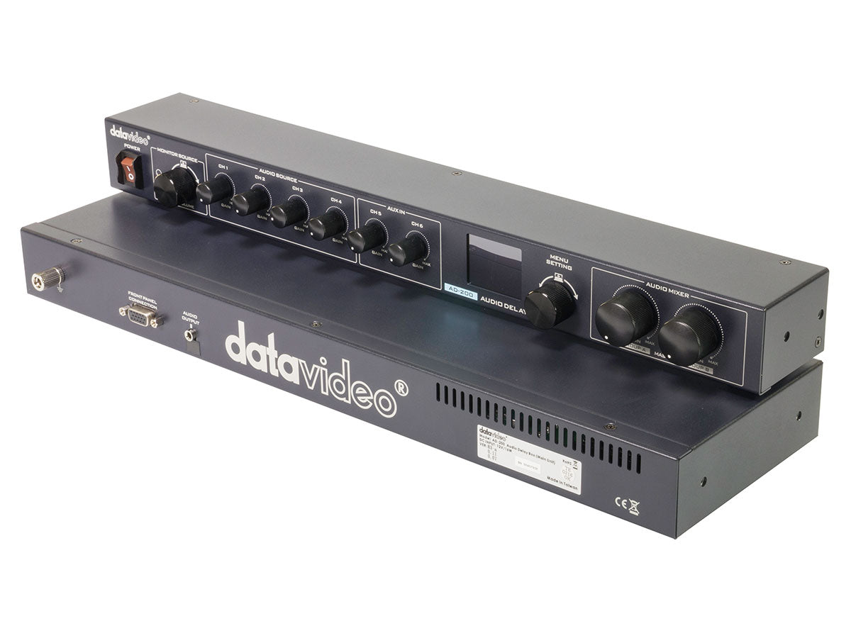 Datavideo AD-200 6-Channel Audio Delay/Mixer with Level Adjustment