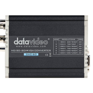 Datavideo DAC-60 SDI to VGA Converter