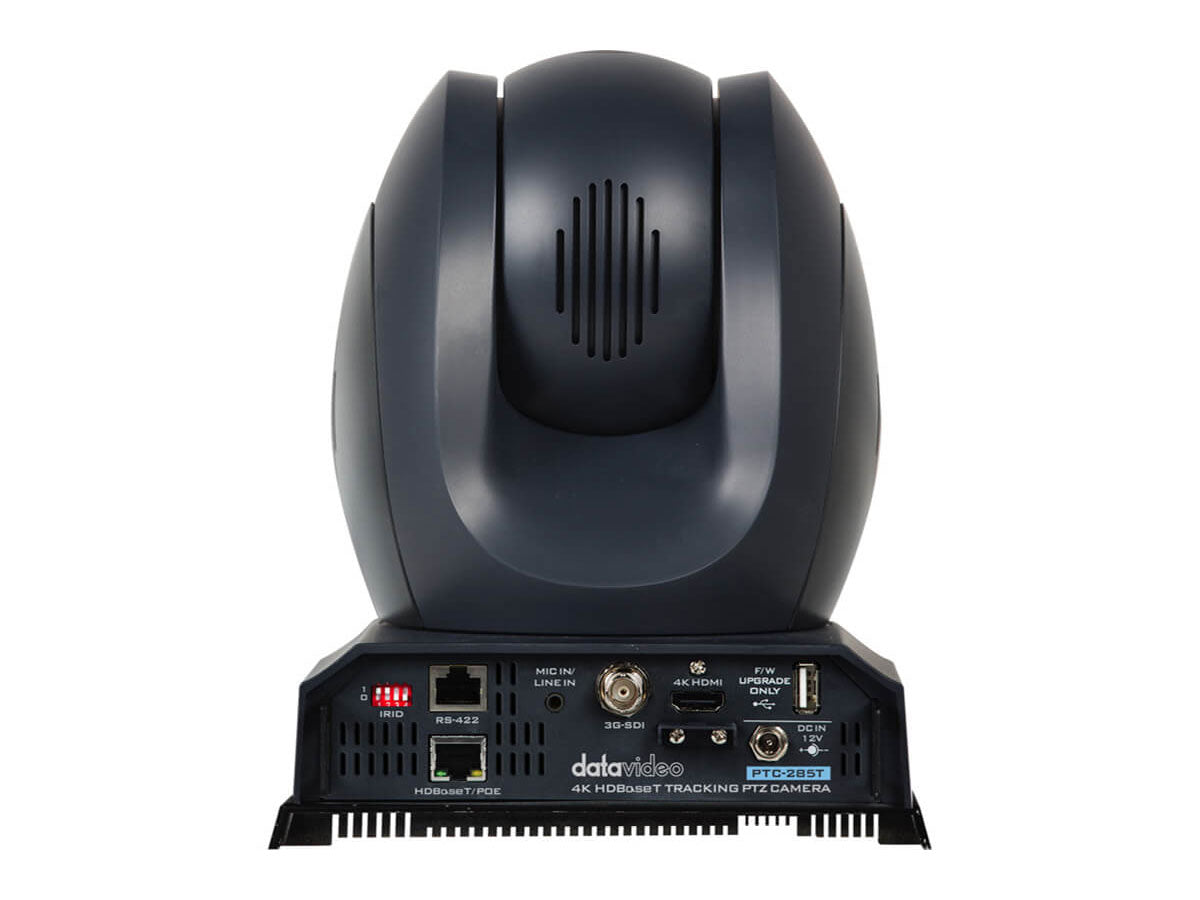 Datavideo PTC-285T 4K Auto Tracking PTZ Camera with HDBaseT - Dark Gray