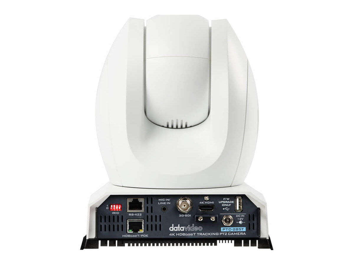 Datavideo PTC-285T 4K Auto Tracking PTZ Camera with HDBaseT - White