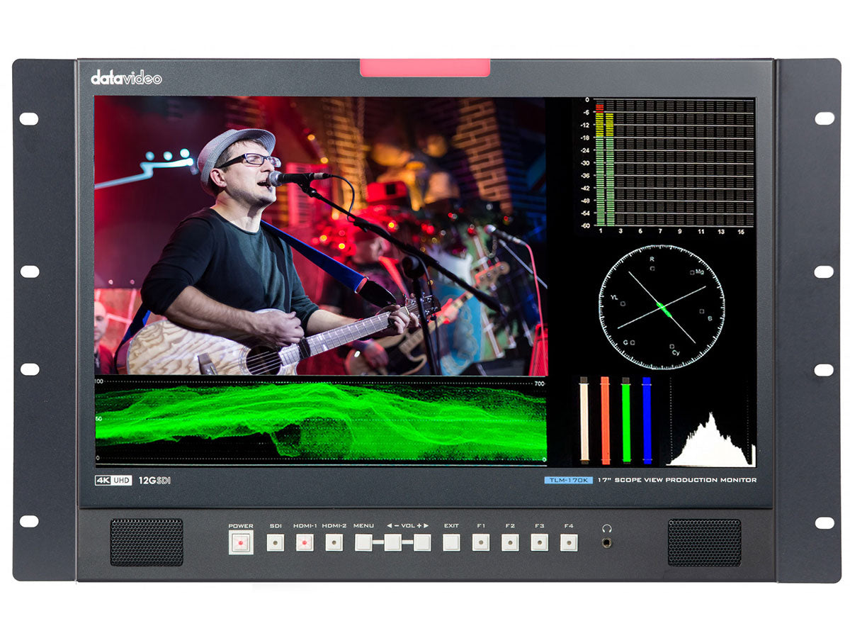 Datavideo TLM-170KR 17-inch ScopeView Production Monitor - 7U Rackmount