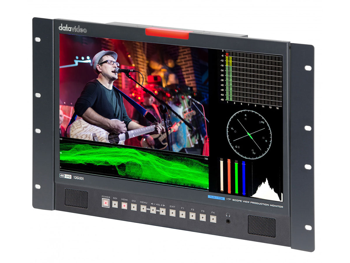 Datavideo TLM-170KR 17-inch ScopeView Production Monitor - 7U Rackmount