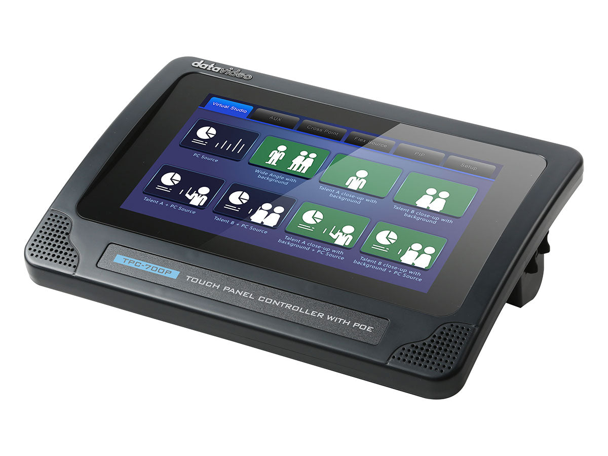 Datavideo TPC-700P 7-Inch Touch Panel Controller with PoE