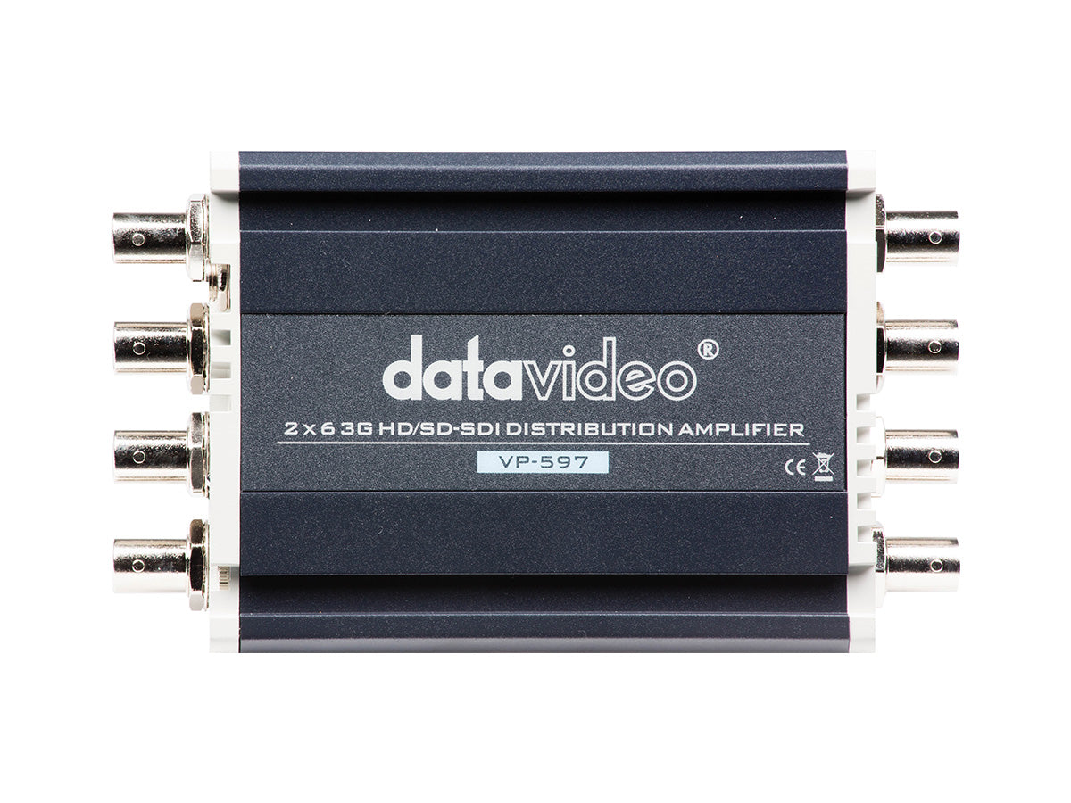 Datavideo VP-597 2x6 3G HD/SD-SDI Distribution Amplifier