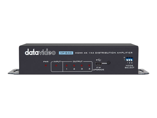 Datavideo VP-840 4K HDMI Distribution Amplifier 1x4
