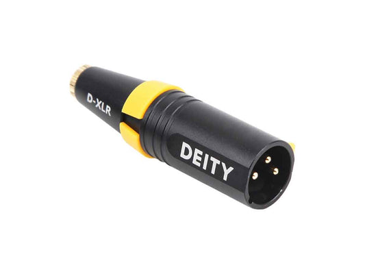 Deity Microphones D-XLR 3.5mm to XLR Adapter with Phantom to Plug-In Power Conversion