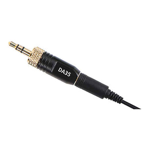 Deity Microphones W.Lav DA35 Bundle Omnidirectional Lavalier Microphone with Microdot to Locking 3.5mm Adapter