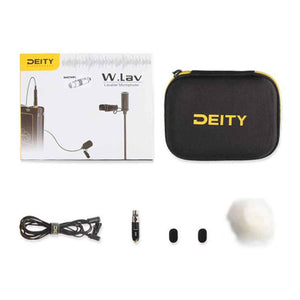Deity Microphones W.Lav DA35 Bundle Omnidirectional Lavalier Microphone with Microdot to Locking 3.5mm Adapter