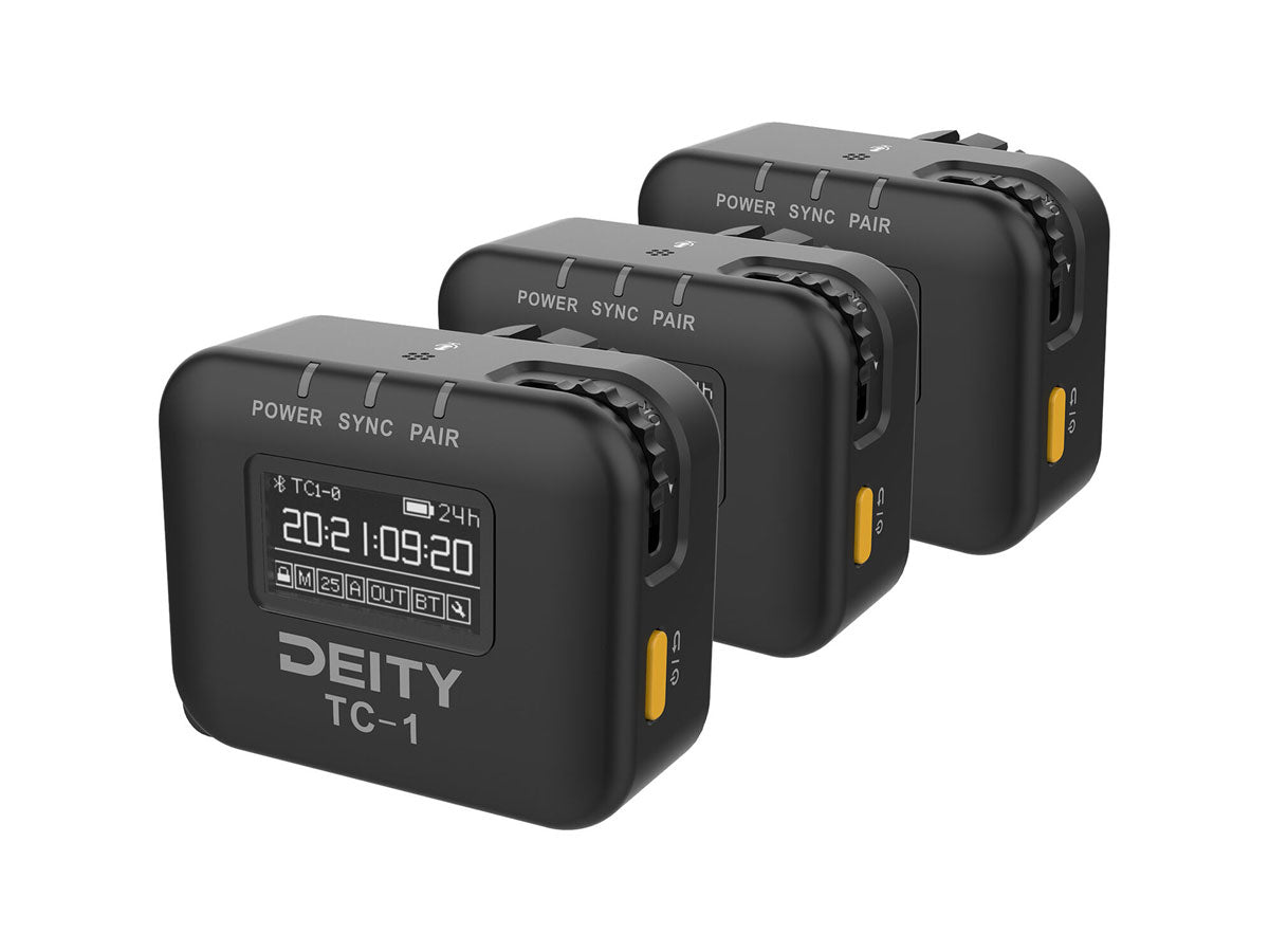 Deity TC-1 Timecode Device 3 Piece Kit - Including Cables