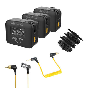 Deity TC-1 Timecode Device 3 Piece Kit - Including Cables