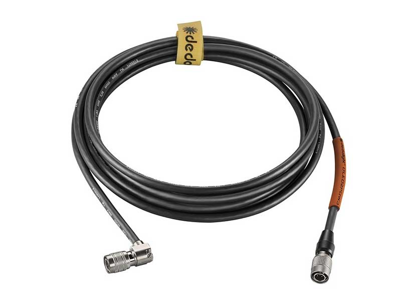 Dedolight DT2-BAT / DT2-BI-BAT Cable to Light Head, 300cm Long