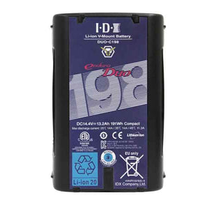 IDX 4 x DUO-C198P Batteries, 1 x VL-4Se Simultaneous Charger