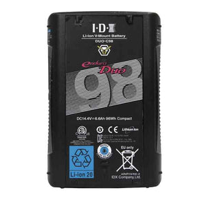 IDX 2 x DUO-C98P Batteries, 1 x VL-2X Charger