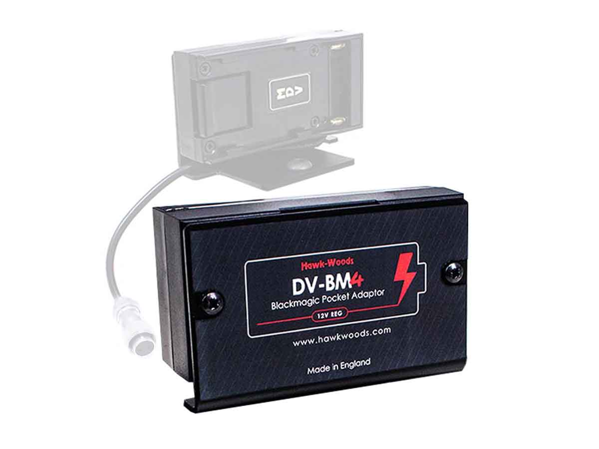 Hawk-Woods DV-BM4 (DVBM4) Cine Blackmagic 4K - Power Adaptor