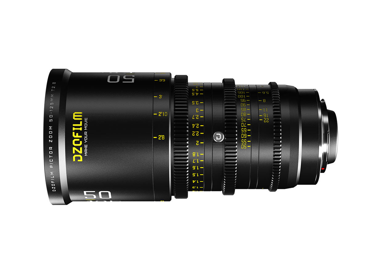 DZOFILM 50-125MM T2.8 Pictor Zoom Super35 Cinema Lens (PL/EF Mount, Black)