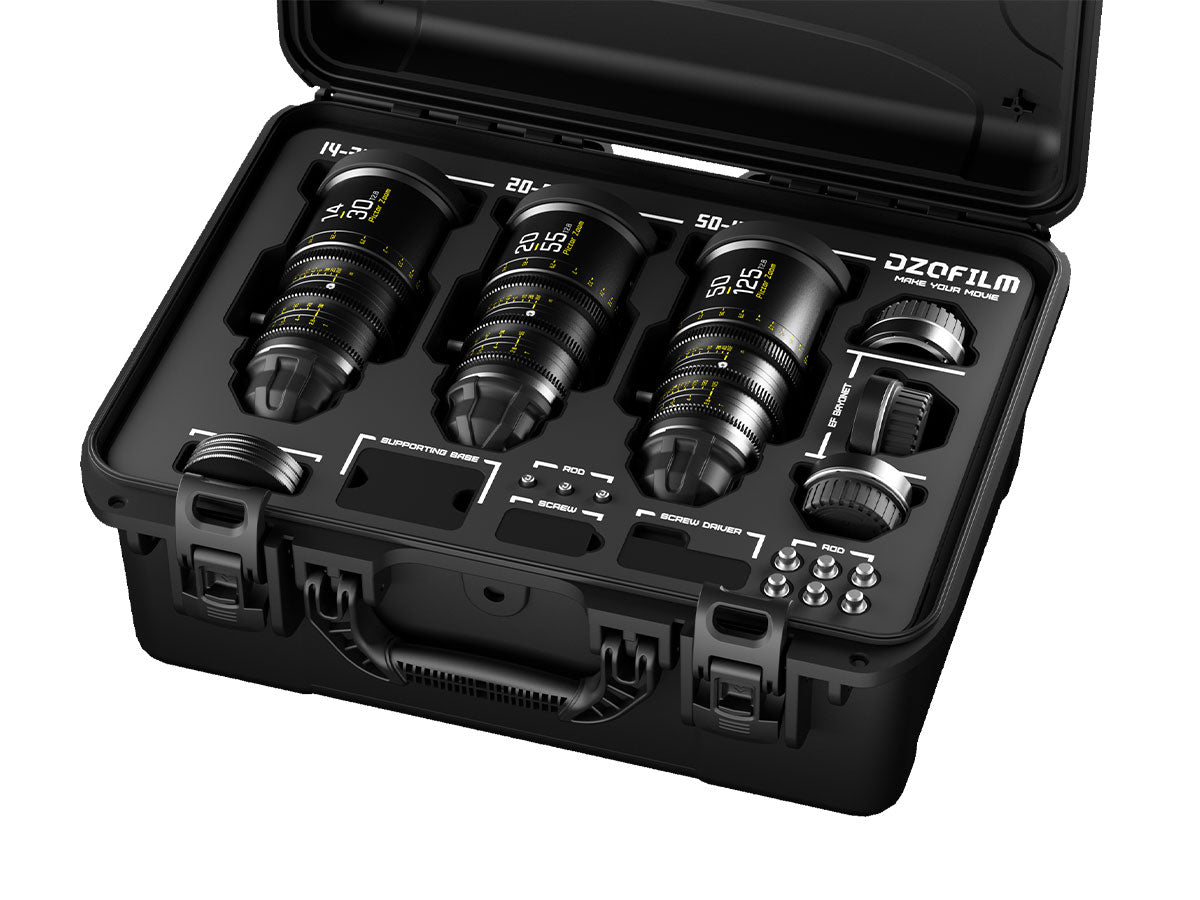 DZOFILM Pictor Zoom 3 Lens Kit - Black