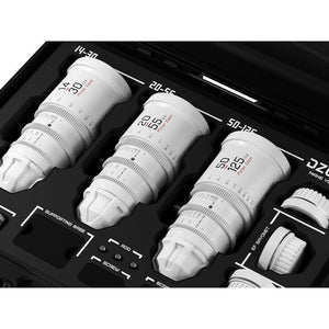 DZOFILM Pictor Zoom 3 Lens Kit - White