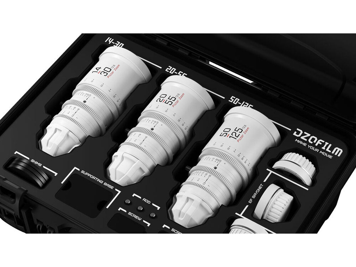 DZOFILM Pictor Zoom 3 Lens Kit - White