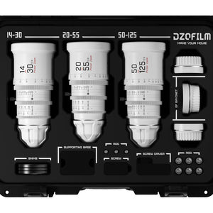 DZOFILM Pictor Zoom 3 Lens Kit - White