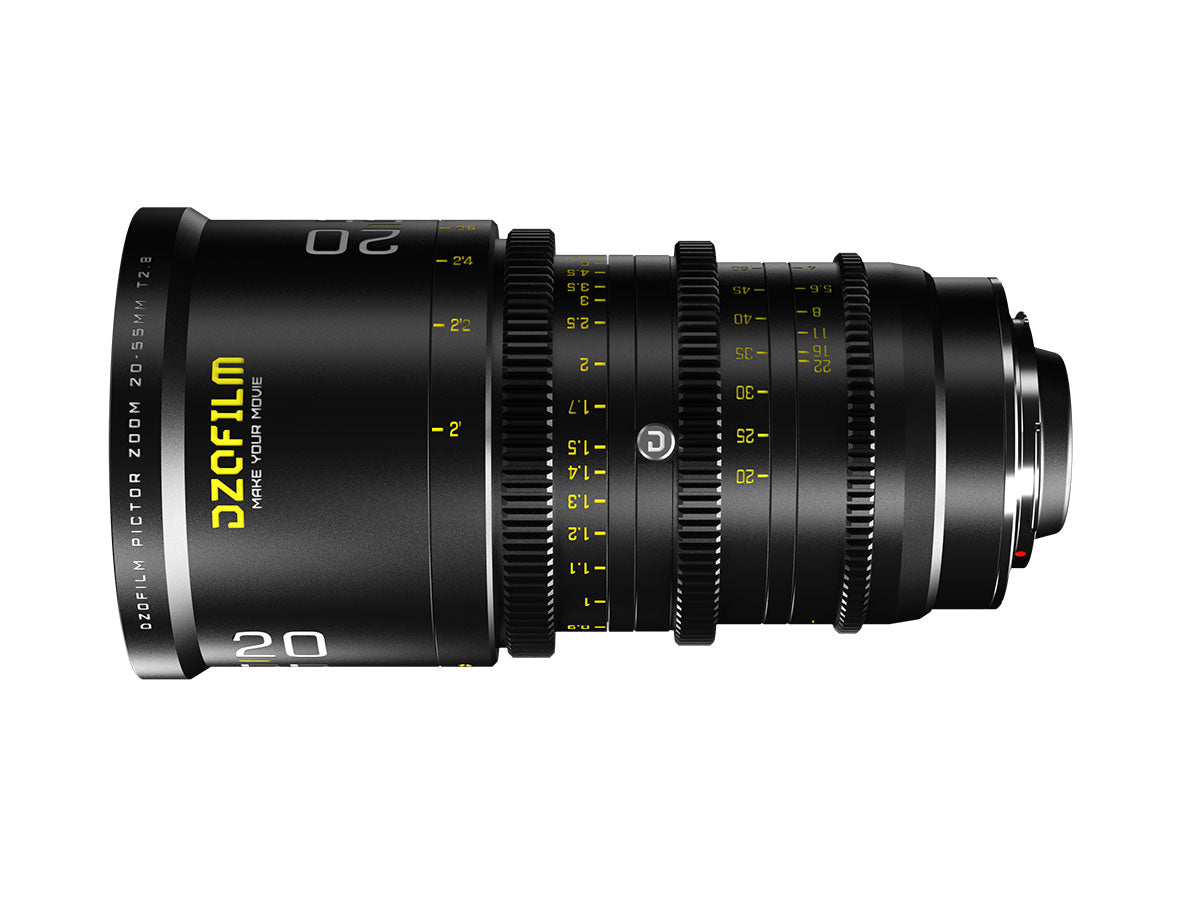 DZOFILM 20-55MM t2.0 Pictor Zoom Super35 Cinema Lens (PL/EF Mount, Black)