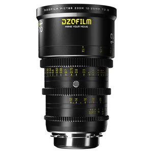 DZOFILM Pictor 12-25mm T2.8 (Black) - PL & EF Interchangable Mount