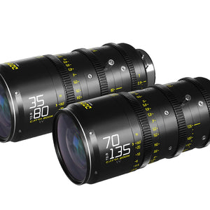DZOFILM CATTA ACE 35-80 & 70-135mm T2.9 FF Cine Zoom Dual Lens Bundle EF/PL Mount