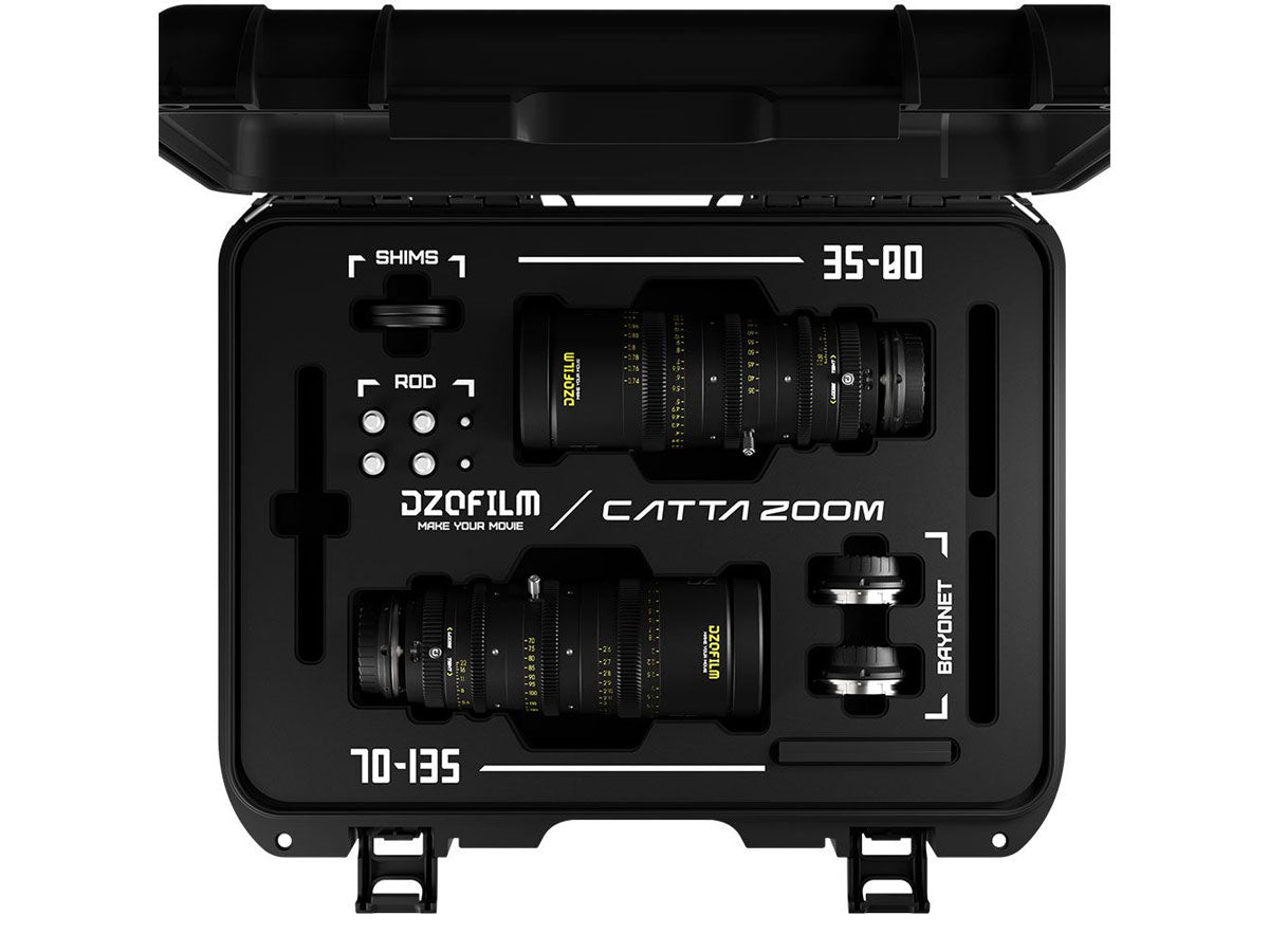DZOFILM Catta 35-80 & 70-135mm T2.9 E-Mount 2-Lens Bundle (Black)