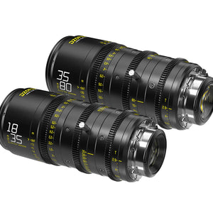 DZOFILM CATTA ACE 18-35 & 35-80mm T2.9 Lens Bundle - PL/EF Interchangeable Mount