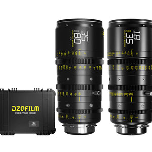 DZOFILM CATTA ACE 18-35 & 35-80mm T2.9 Lens Bundle - PL/EF Interchangeable Mount